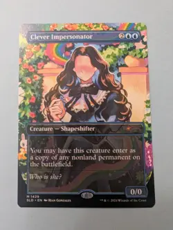 Clever Impersonator MTG Secret Lair Drop Magic The Gathering SLD 1429 - Image 1