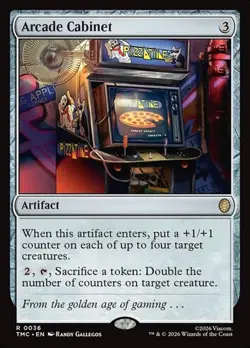 1x Arcade Cabinet NM Eng MTG - Commander TMNT - Image 1