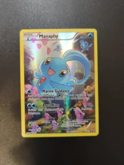 Pokemon Manaphy TCG XY113 XY Promos Holo Card Near Mint Condition - Image 1