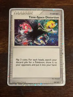 Pokemon Time-Space Distortion Trainer Holo Mysterious Treasures 124/123 SWIRL - Image 1