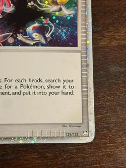 Pokemon Time-Space Distortion Trainer Holo Mysterious Treasures 124/123 SWIRL - Image 4