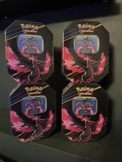 Pokemon TCG Crown Zenith Galarian Moltres Tin New Sealed - Image 1
