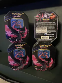 Pokemon TCG Crown Zenith Galarian Moltres Tin New Sealed - Image 2