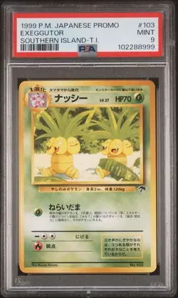 Pokemon PSA 9 Exeggutor #103 Southern Island 1999 Japanese - Image 2