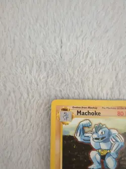 Pokemon TCG Machoke Base Set 34/102 Regular LP. - Image 2