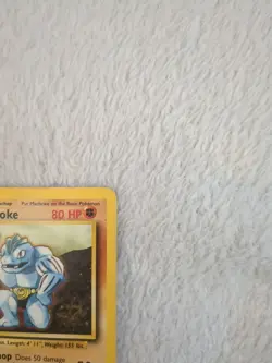 Pokemon TCG Machoke Base Set 34/102 Regular LP. - Image 3