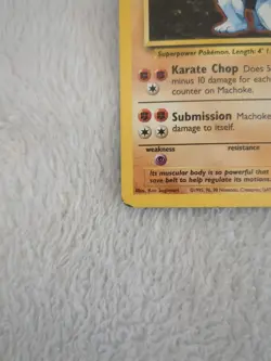 Pokemon TCG Machoke Base Set 34/102 Regular LP. - Image 4