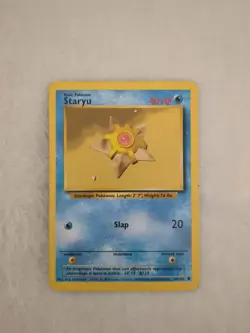 Pokemon TCG Staryu Base Set 65/102 Regular LP. - Image 1