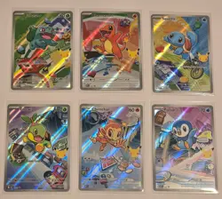Pokemon 2026 First Partner Illustration Collection Series 1 Promos Set Lot Of 6 - Image 1