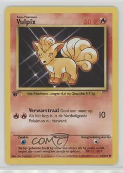 Vulpix Dutch 1st Ed. Pokemon Base Set #68 1999 - Image 1