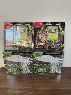 BUNDLE Pokemon Perfect Order ETB Elite Trainer Box ME03 Sealed Blister Pack X2 - Image 1