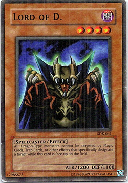 Lord Of D. SDK-041 Yu-Gi-Oh! Heavy Play Unlimited - Image 1