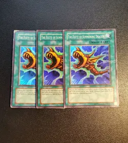 Yu-Gi-Oh - The Flute Of Summoning Dragon 3X - Super Rare - SDK-042 - Image 1