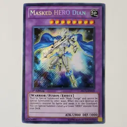 Masked HERO Dian - PRC1-EN019 - NM/VLP - Secret Rare - 1st ed - Yugioh - Image 1