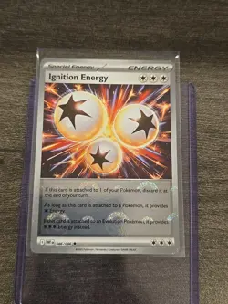 Ignition Energy 086/086 Pokeball Holo White Flare Pokemon Card Near Mint English - Image 1