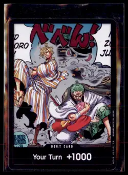 One Piece Two Wings of the Captain Alternate Art Don!! Card Lot 4 Zoro Sanji - Image 1