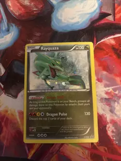 Pokemon TCG Rayquaza XY64 Black Star Promo Holo Card Mp 2016 - Image 2