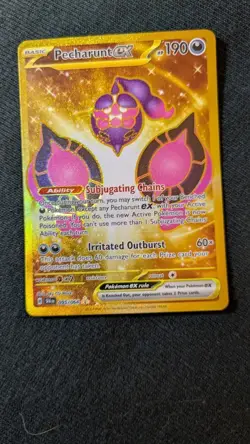 Pecharunt Ex 095/064 Sv: Shrouded Fable Holo -Gold Card - Image 1