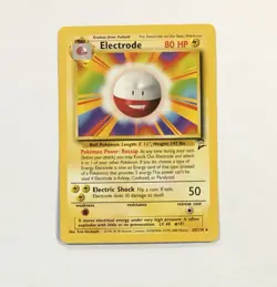 Pokemon ELECTRODE Card 25/130 Rare Base Set 2 LP Light Play English Regular WOTC - Image 1