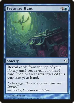 Treasure Hunt 1x FOIL MtG FOIL Worldwake SP/NM - Image 1