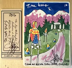 MTG ARTIST PROOF WB Italian Scryb Sprites AP Time Walk Sketch Art Amy WEBER - Image 1