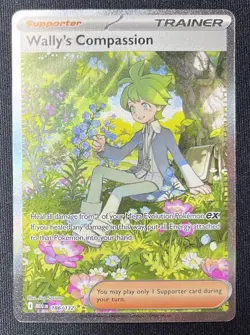 2025 Pokemon Mega Evolution 186/132 Wally’s Compassion Special Illustration Rare - Image 1