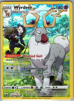 Wyrdeer TG06/TG30 SWSH10: Astral Radiance Trainer Gallery - Pokemon Card - NM - Image 1