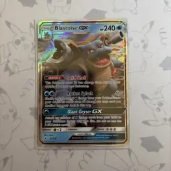 Blastoise GX - 35/214 Ultra Rare Unbroken Bonds Pokemon Card NM/M - Image 1