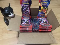 100 Pokemon Scarlet & Violet Destined Rivals Sleeved Booster packs (new) - Image 1
