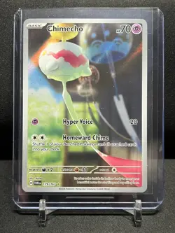 Chimecho 179/167 IR Illustration Rare Pokemon 2024 Twilight Masquerade NM - Image 1