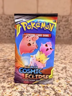 Pokemon TCG: Sun & Moon Cosmic Eclipse Booster Pack MINT FACTORY SEALED TRUSTED 820650805899 - Image 1