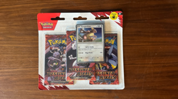 Pokemon TCG Destined Rivals 3 Pack Triple Blister - Kangaskhan Sealed - Image 1