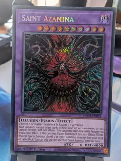YuGiOh! Saint Azamina SUDA-EN036 Secret Rare 1st Ed - Image 1