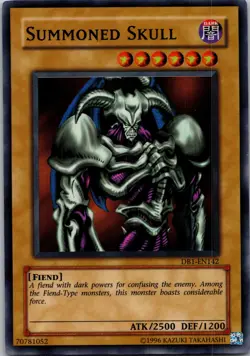 Yugioh Summoned Skull DB1-EN142 Super Rare NM - Image 1