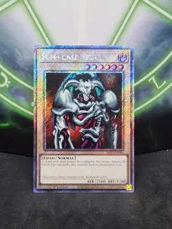 Yugioh Summoned Skull RA03-EN086 Platinum Secret Rare 1st Edition NM - Image 1