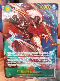 Dracule Mihawk - OP14-119 (Alternate Art) OP14-119 The Azure Sea's Seven Foil - Image 3