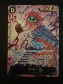 Koby (Alternate Art) OP11-119 A Fist of Divine Speed Foil One Piece - Image 1