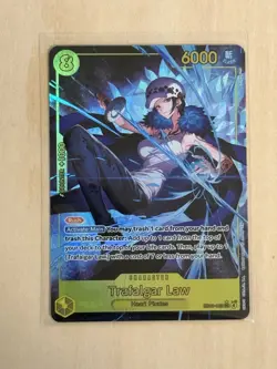 One Piece CCG English Trafalgar Law SEC Alt Art EB03-062 NM Heroine Edition! - Image 1