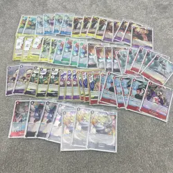 One Piece TCG Rare Holo Bundle 57x Cards OP08 Pack Fresh NM Trading Card Lot - Image 1
