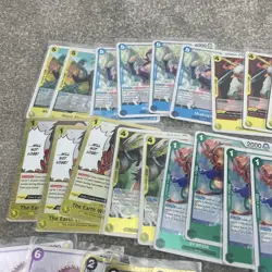 One Piece TCG Rare Holo Bundle 57x Cards OP08 Pack Fresh NM Trading Card Lot - Image 2