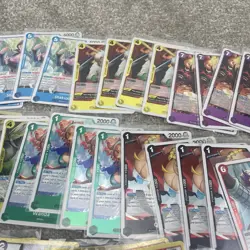 One Piece TCG Rare Holo Bundle 57x Cards OP08 Pack Fresh NM Trading Card Lot - Image 3