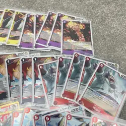 One Piece TCG Rare Holo Bundle 57x Cards OP08 Pack Fresh NM Trading Card Lot - Image 4