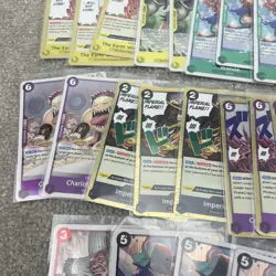 One Piece TCG Rare Holo Bundle 57x Cards OP08 Pack Fresh NM Trading Card Lot - Image 5