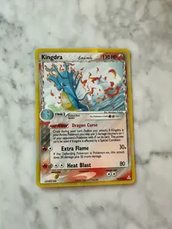 Kingdra Delta Species Reverse Holo LP Pokemon Card 10/110 Holon Phantoms - Image 1