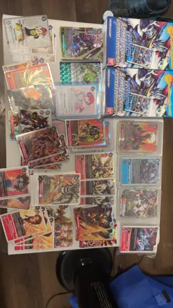 Digimon lot of card, 6 deck core, 2 UlforceVeedramon Starter deck’s unopened. - Image 1