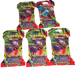 POKEMON TCG: (5) MEGA EVOLUTION PHANTASMAL FLAMES BLISTER SLEEVE BOOSTER PACKS - Image 1