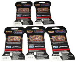 POKEMON TCG: (5) MEGA EVOLUTION PHANTASMAL FLAMES BLISTER SLEEVE BOOSTER PACKS - Image 5