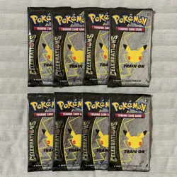 Pokemon TCG Celebrations Booster Pack x8 NEW SEALED - Image 1