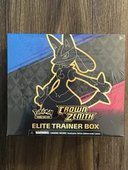 POKEMON CROWN ZENITH ELITE TRAINER BOX SEALED ETB Sealed NICE! - Image 1