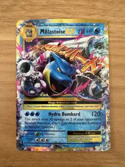 Pokemon M Blastoise EX 22/108 Evolutions Holo Ultra Rare Near Mint NM - Image 1